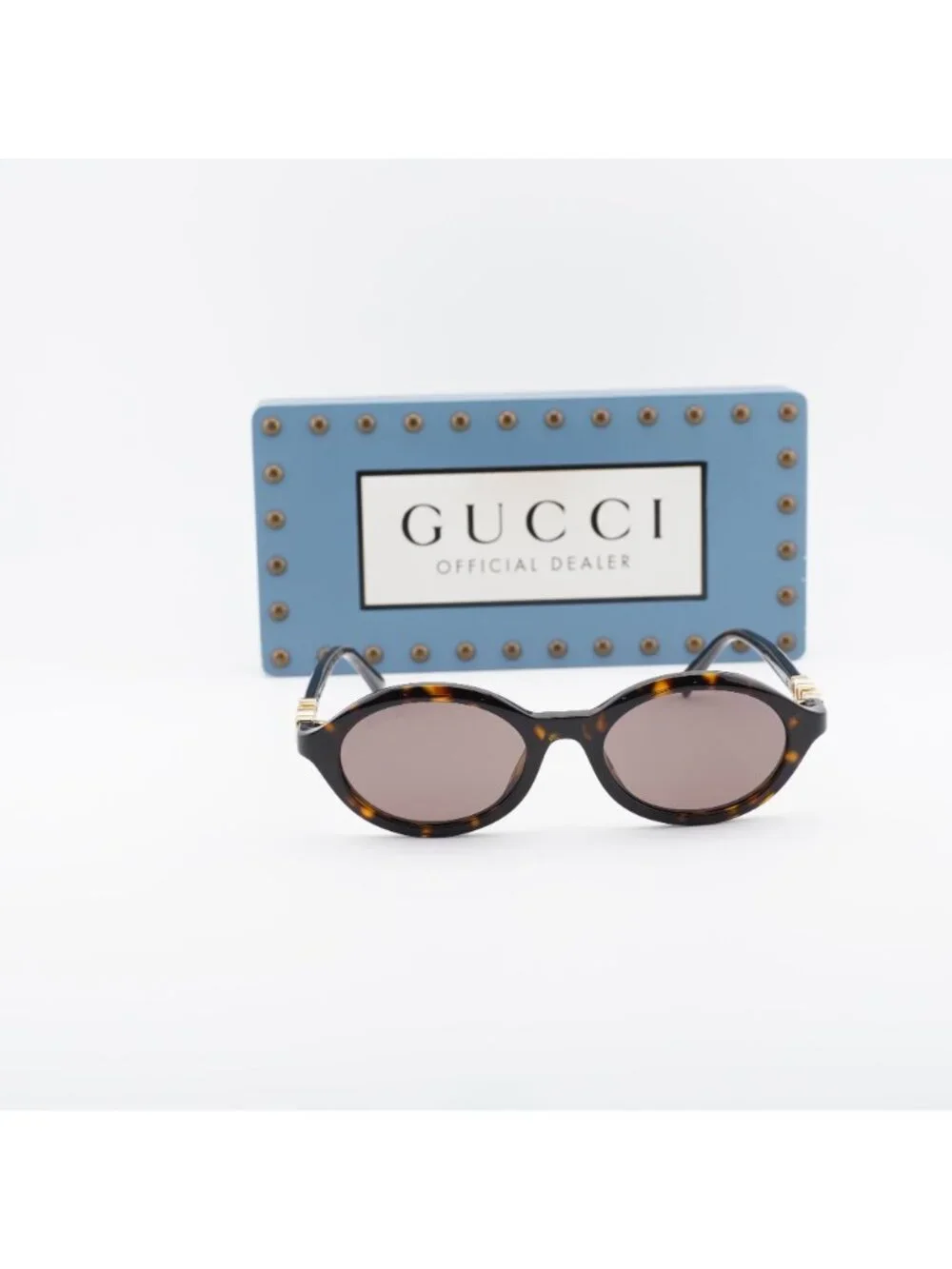 Gucci GG2153S 002 Oval Sunglasses – Havana / Brown